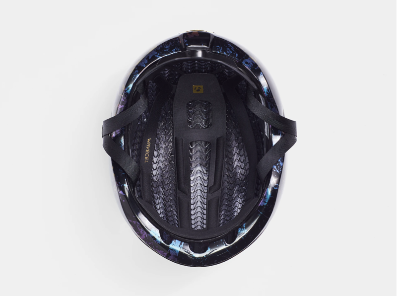 Bontrager XXX WaveCel LTD RoadHelmet in Psych Marble Blue Large-3